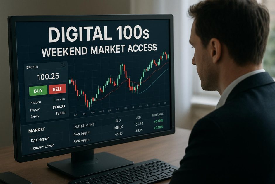 Digital 100s brokers with weekend market access